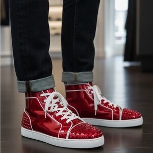 Christian Louboutin Lou Spikes 2 Flat